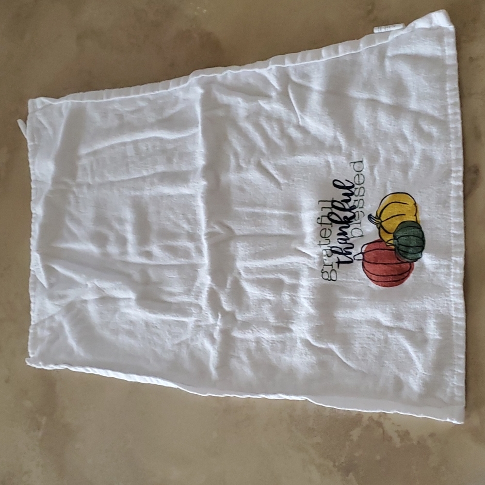 SALE! Grateful Thankful Blessed Hand/Kitchen Towel